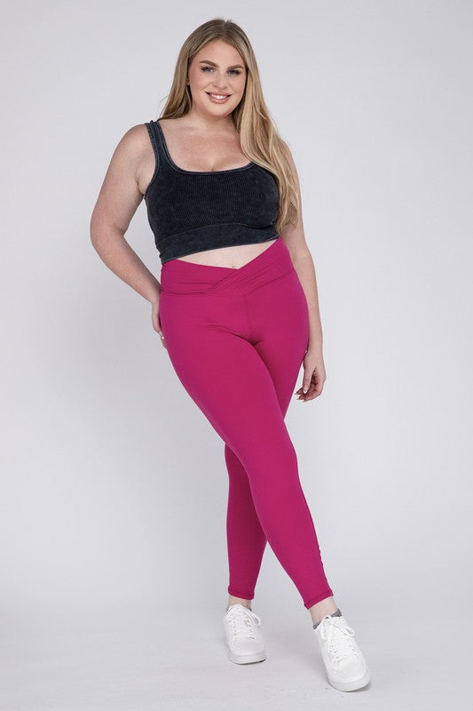 Curvy Rae Mode V-Waist Full Length Leggings