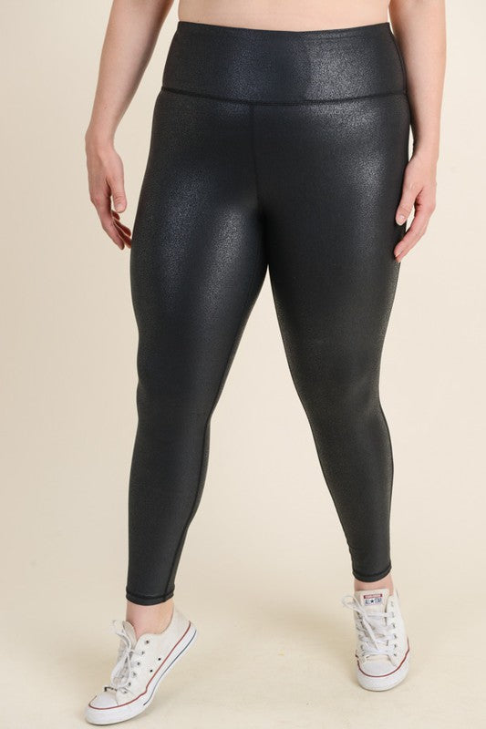 Curvy Mono B OG Foil High Waist Leggings