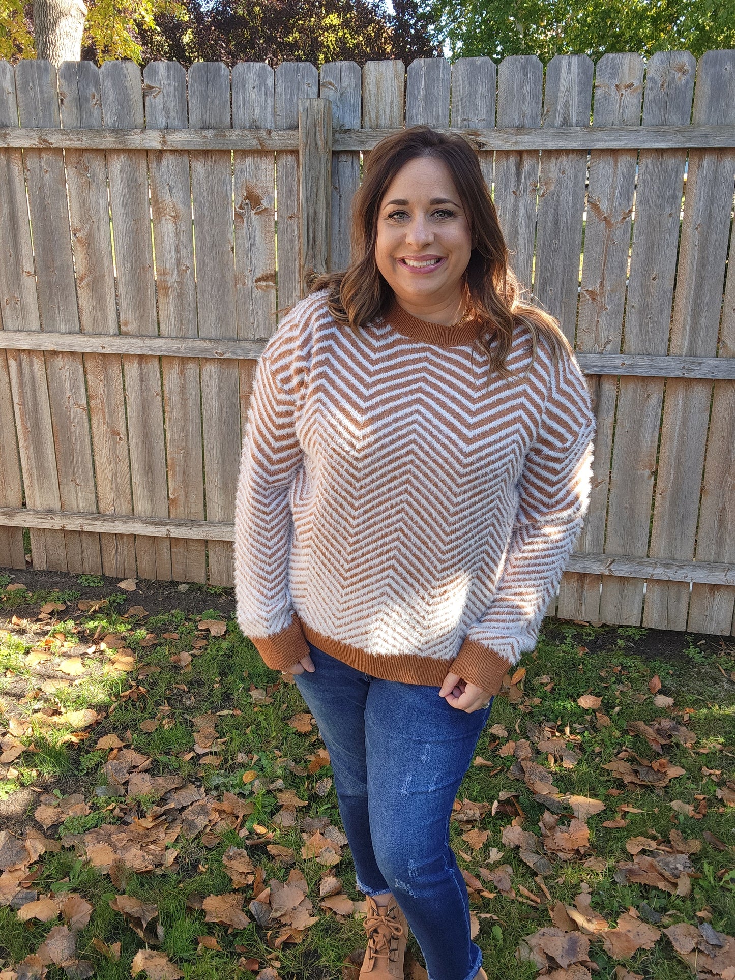 Chevron So Soft Sweater