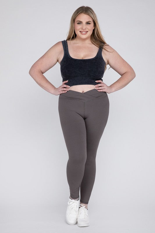 Curvy Rae Mode V-Waist Full Length Leggings