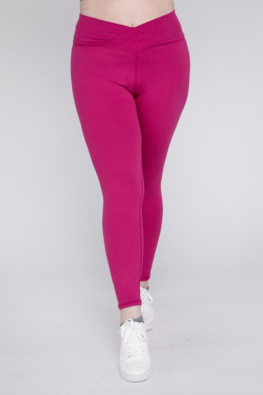 Curvy Rae Mode V-Waist Full Length Leggings