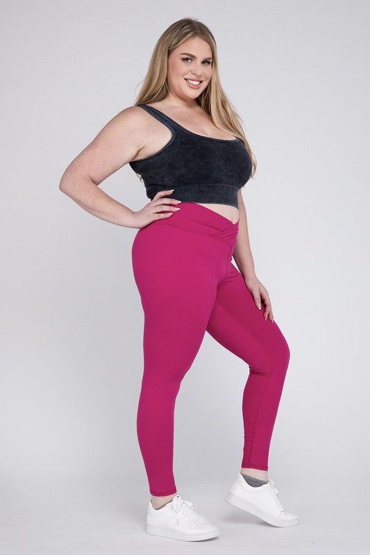 Curvy Rae Mode V-Waist Full Length Leggings