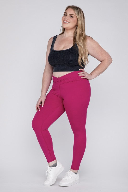 Curvy Rae Mode V-Waist Full Length Leggings