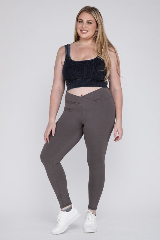 Curvy Rae Mode V-Waist Full Length Leggings