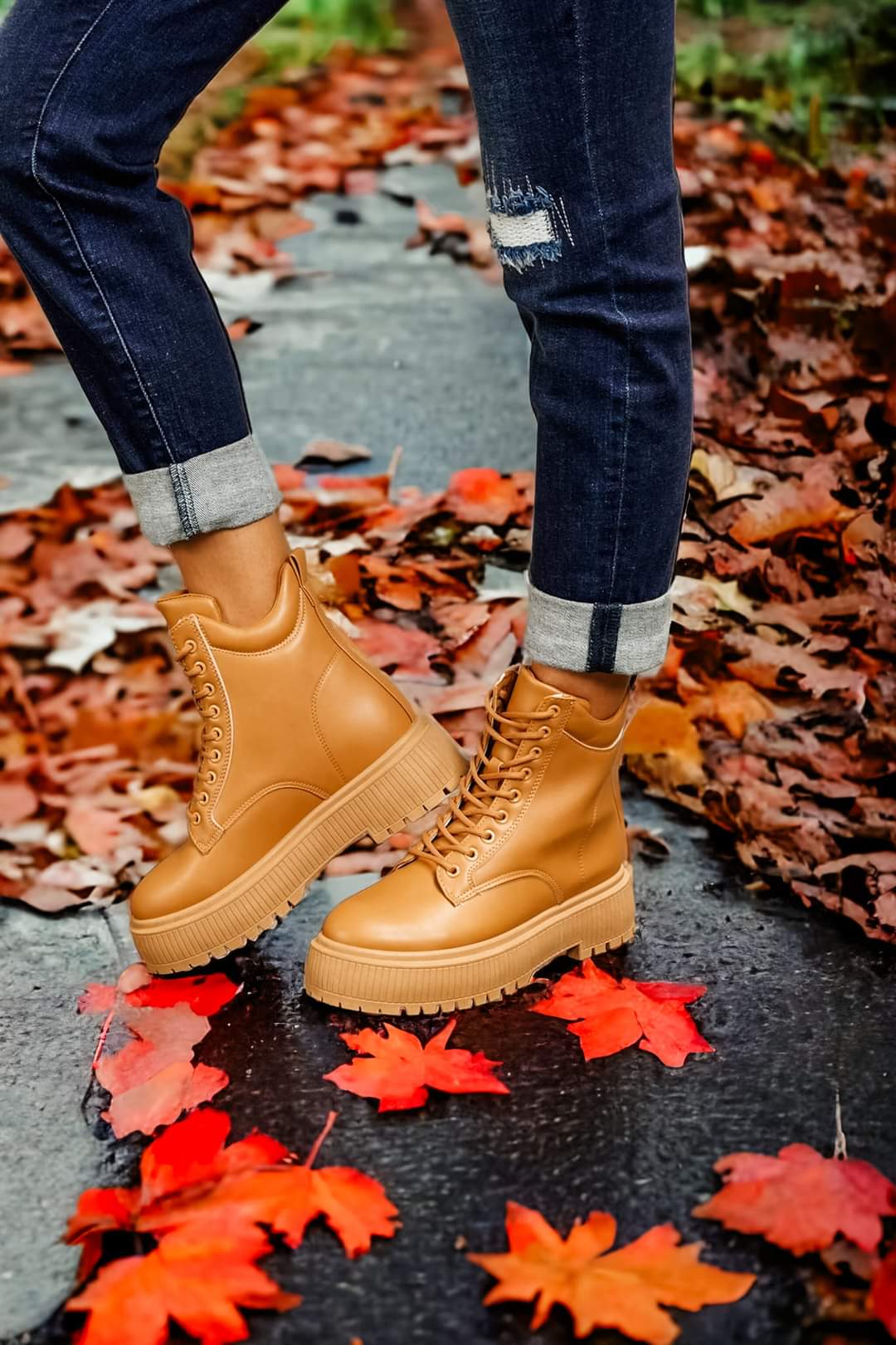 Platform Combat Boots