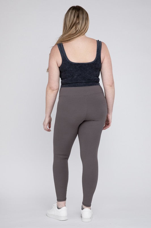 Curvy Rae Mode V-Waist Full Length Leggings