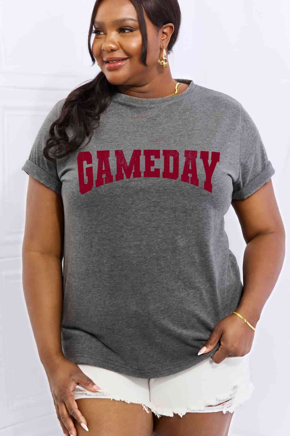 Simply Love Gameday Graphic Cotton Tee