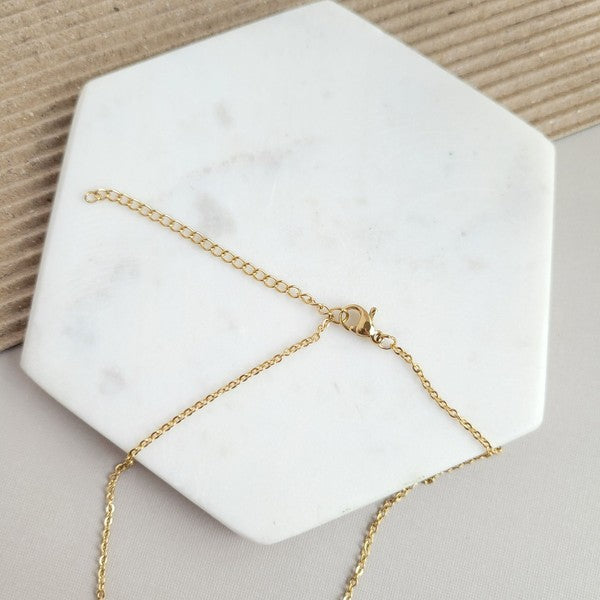 Ava Blonde Tortoise Necklace