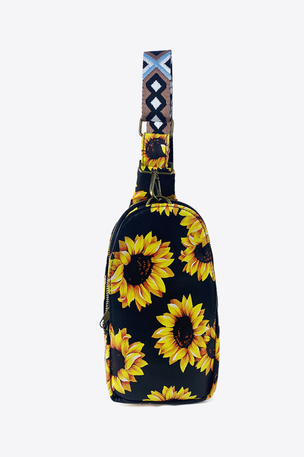 Patterned Leather Sling Bag