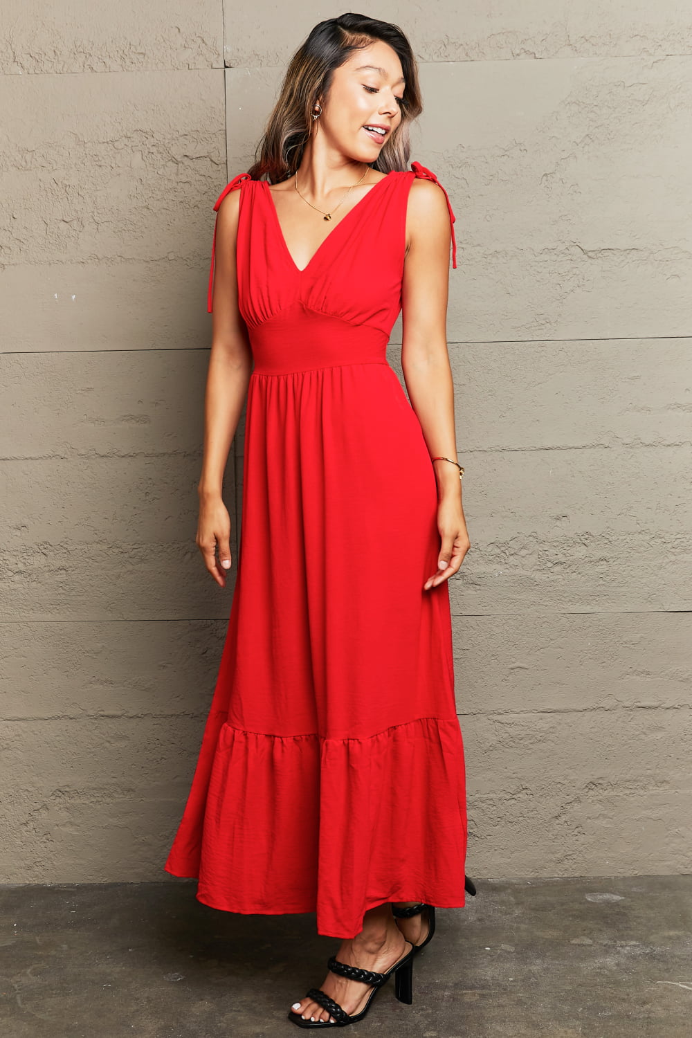 Ruby V-Neck Sleeveless Dress