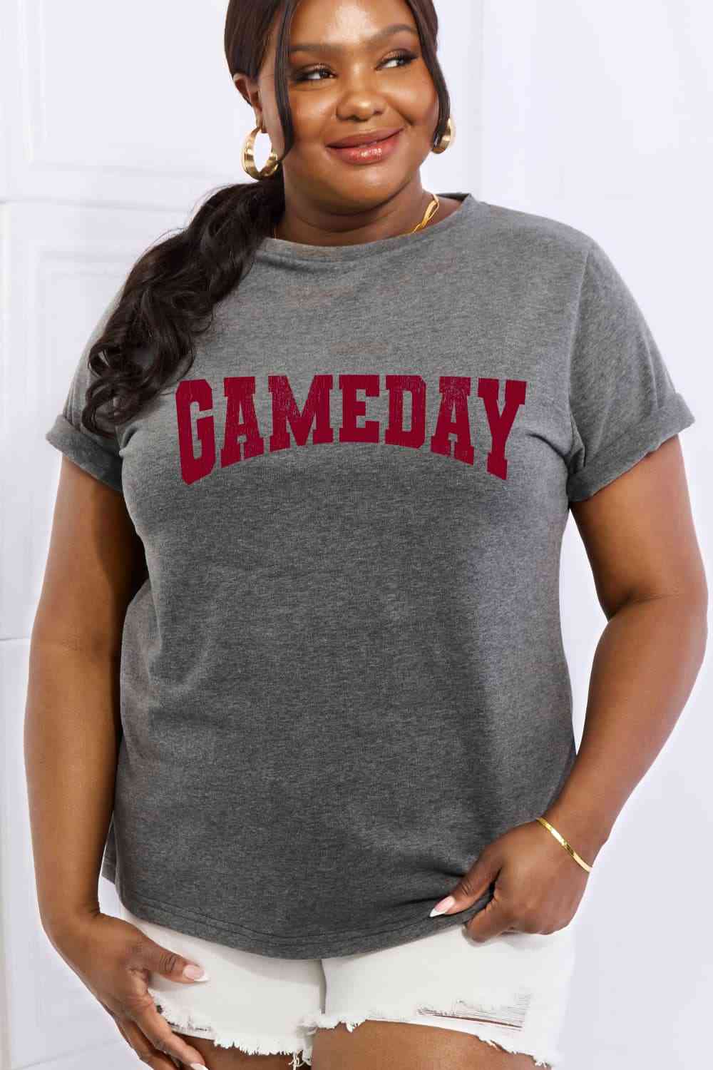 Simply Love Gameday Graphic Cotton Tee