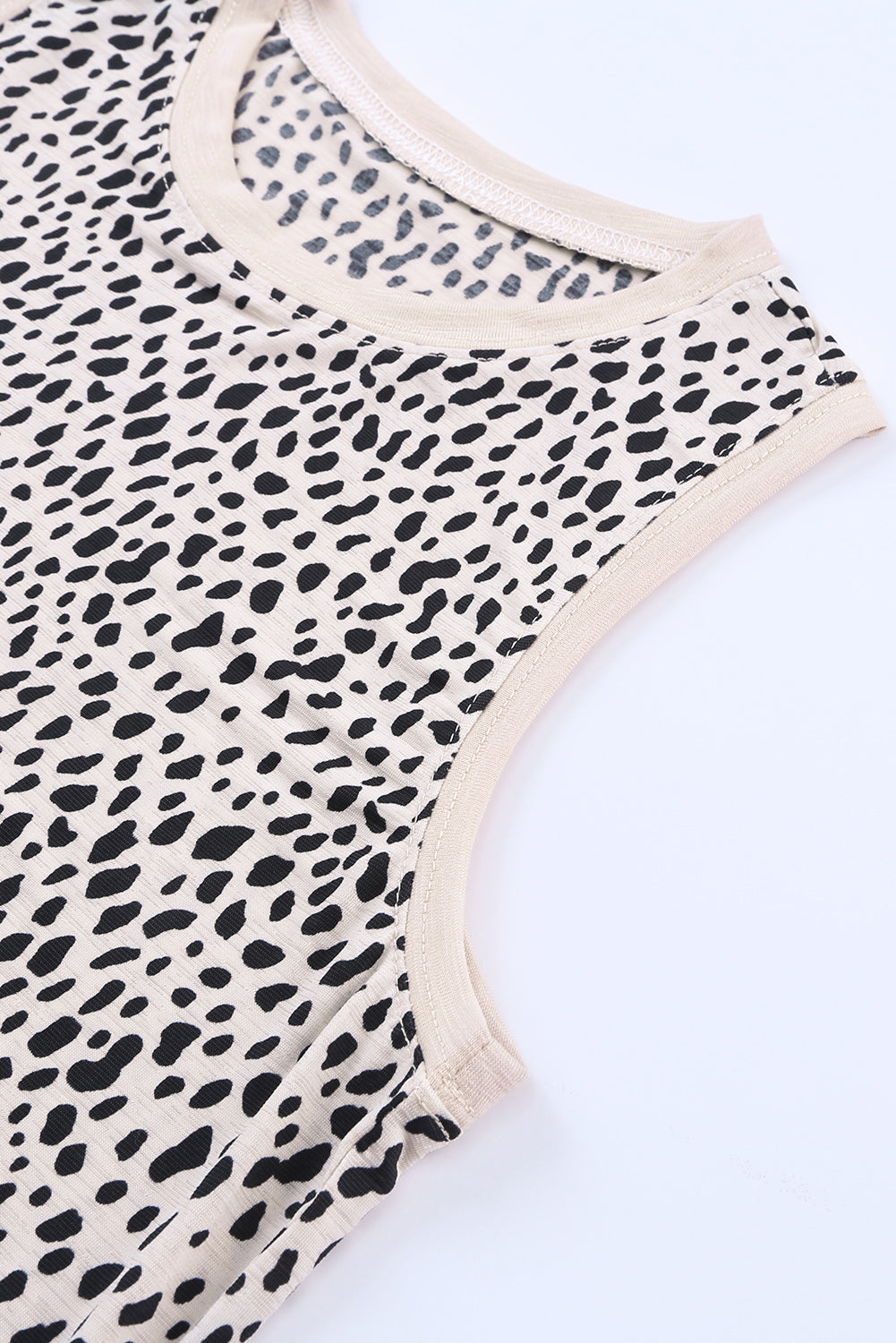 Printed Round Neck Tank Top