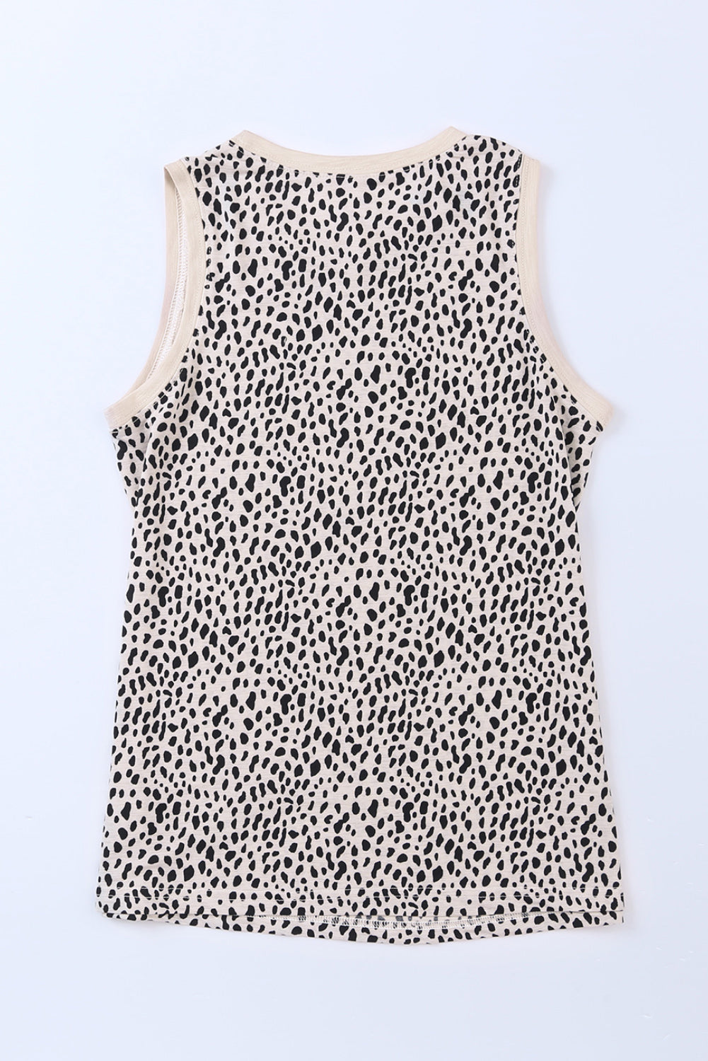 Printed Round Neck Tank Top