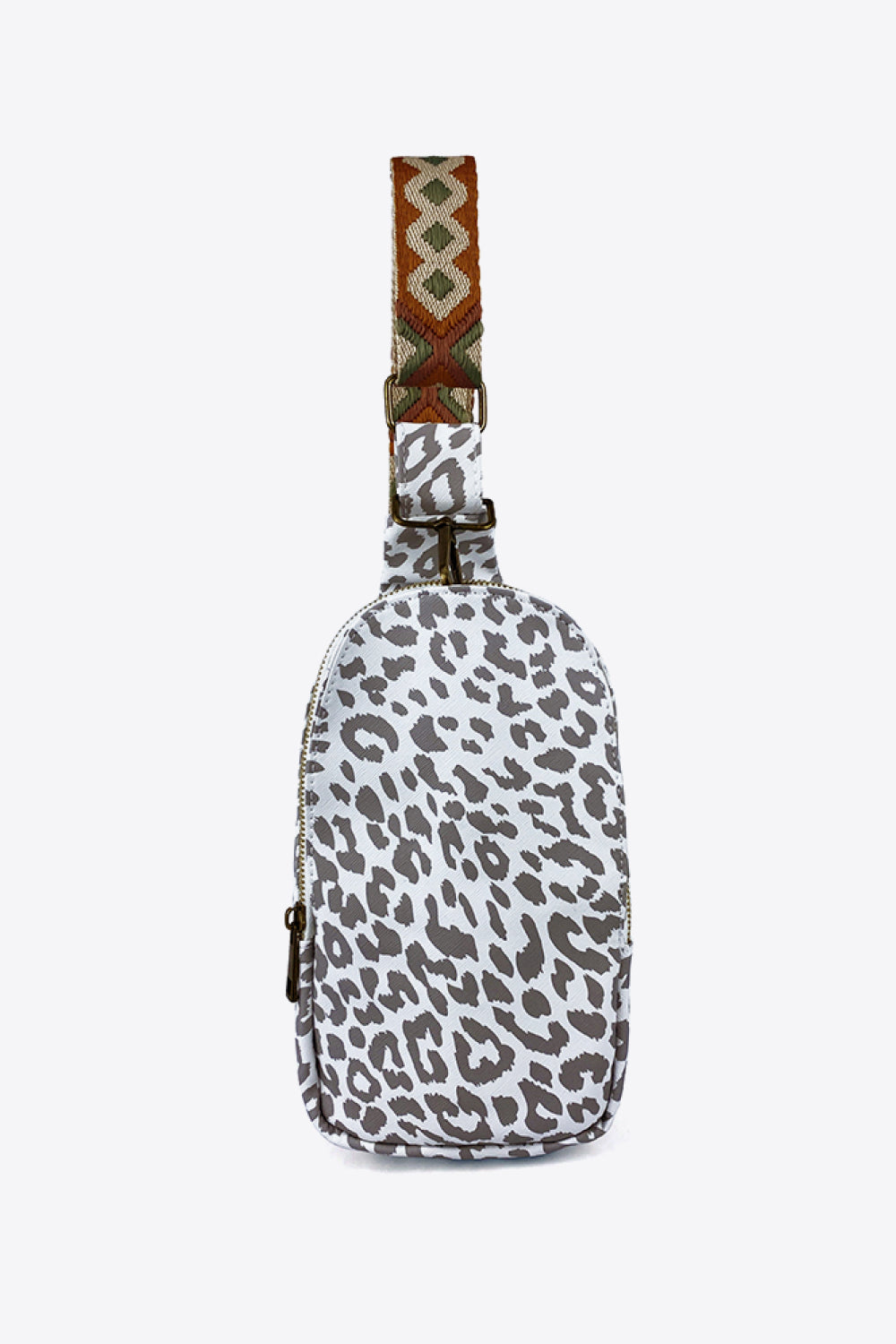 Patterned Leather Sling Bag