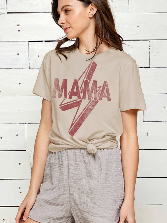 MAMA Lightning Bolt Graphic Tee