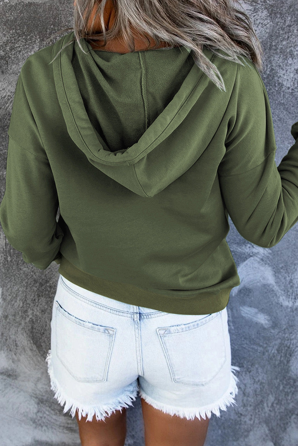 Simply Put Long Sleeve Hoodie with Pocket