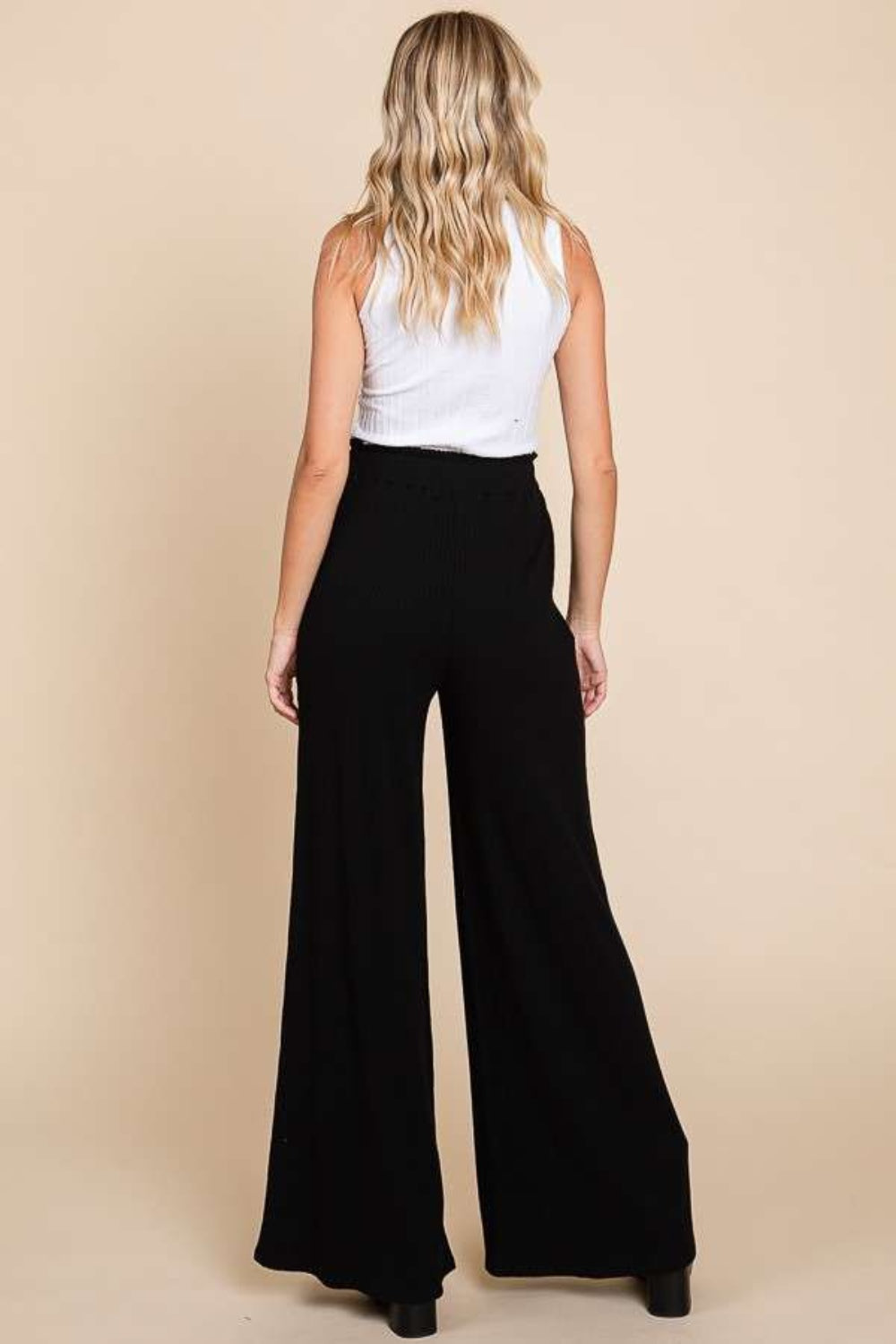 Culture Code High Waist Wide Leg Pants