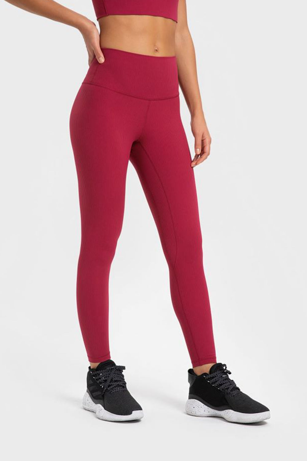 Zoom Wide Waistband Yoga Leggings in Multiple Colors