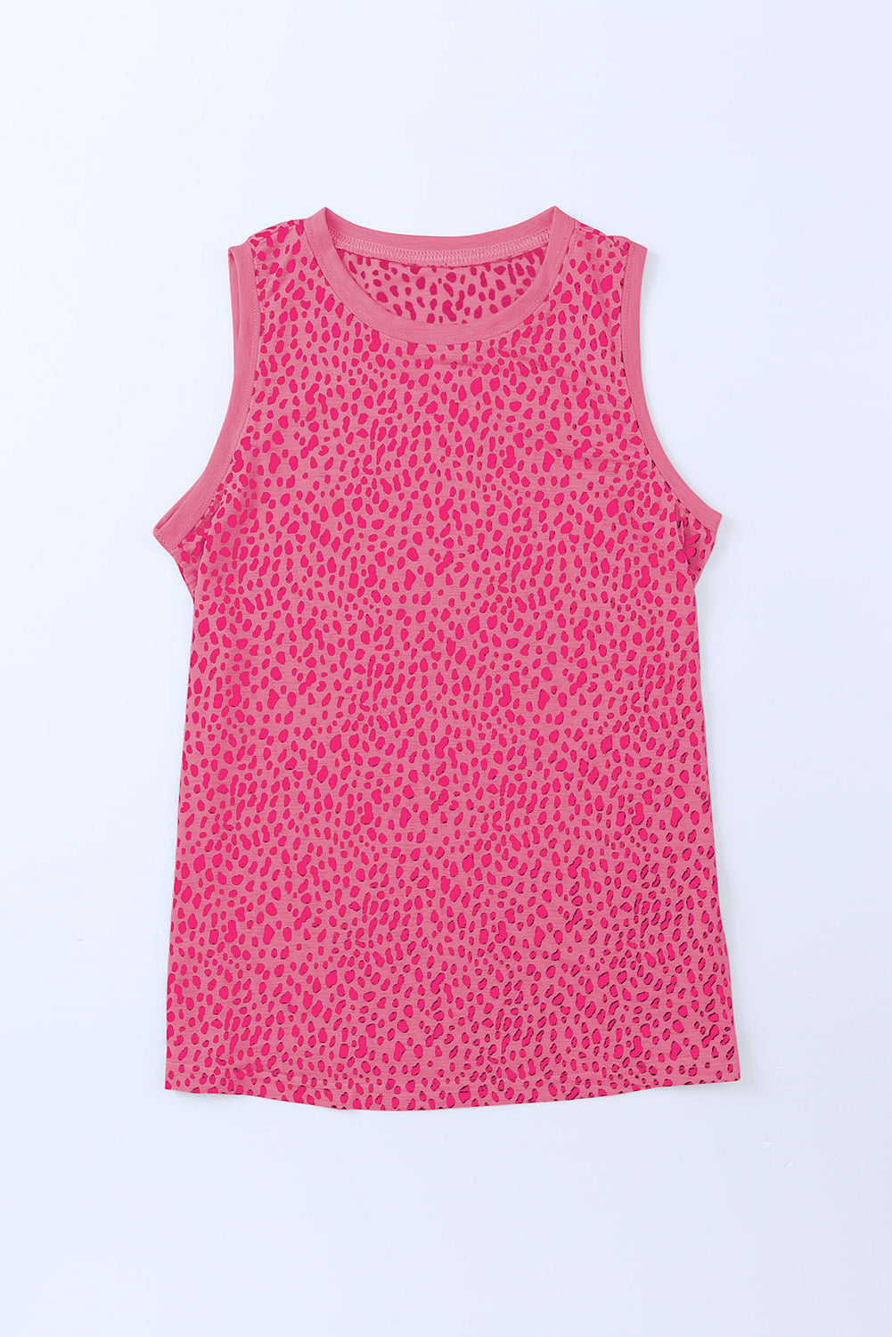 Printed Round Neck Tank Top