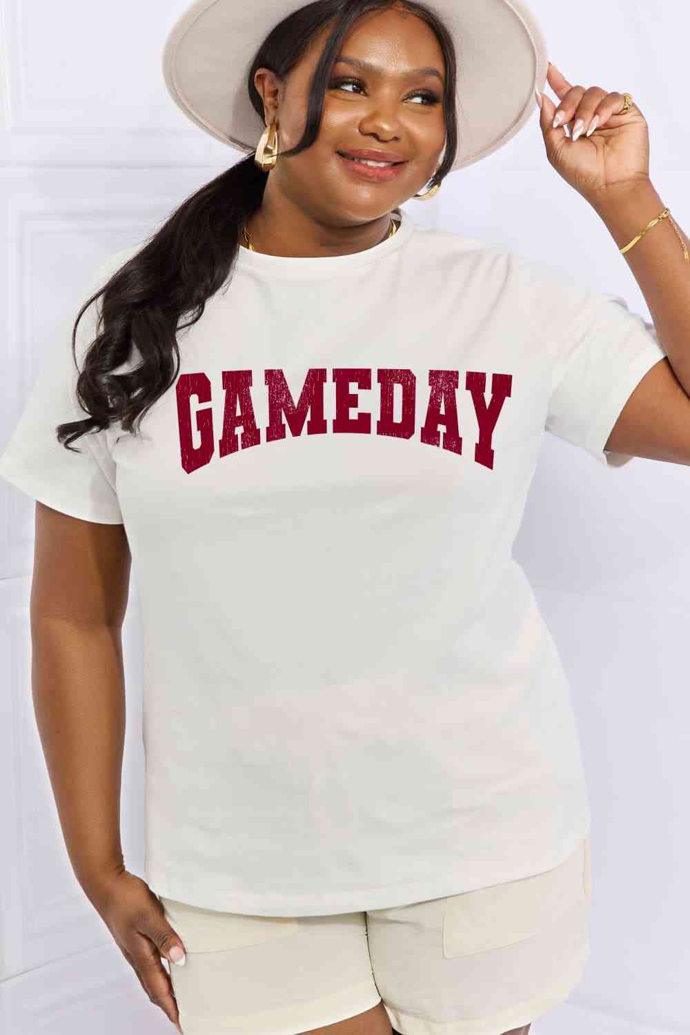 Simply Love Gameday Graphic Cotton Tee