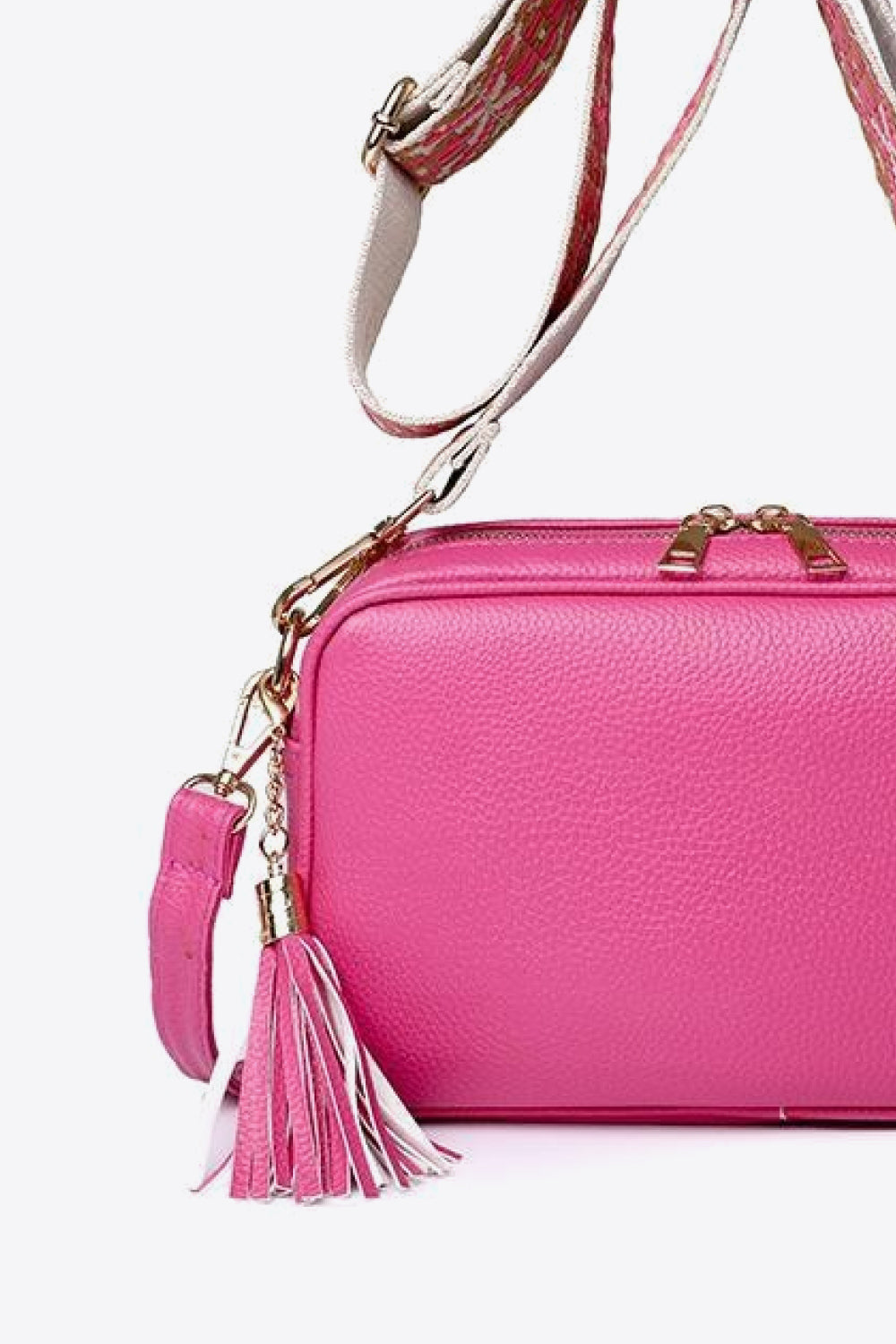 Tassel Crossbody Bag with Bonus Guitar Strap- Multiple Colors