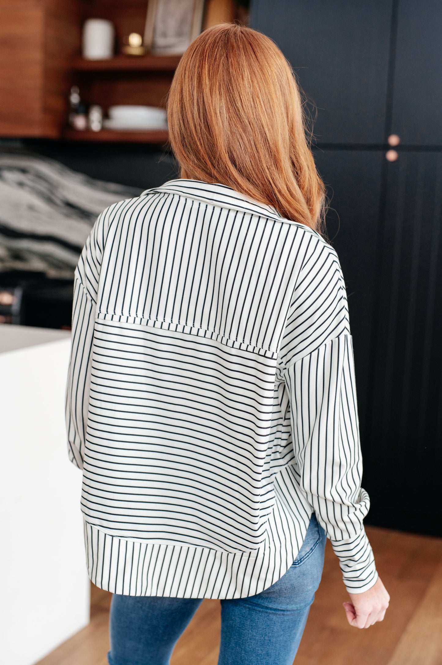 Striped Serendipity Pullover Top