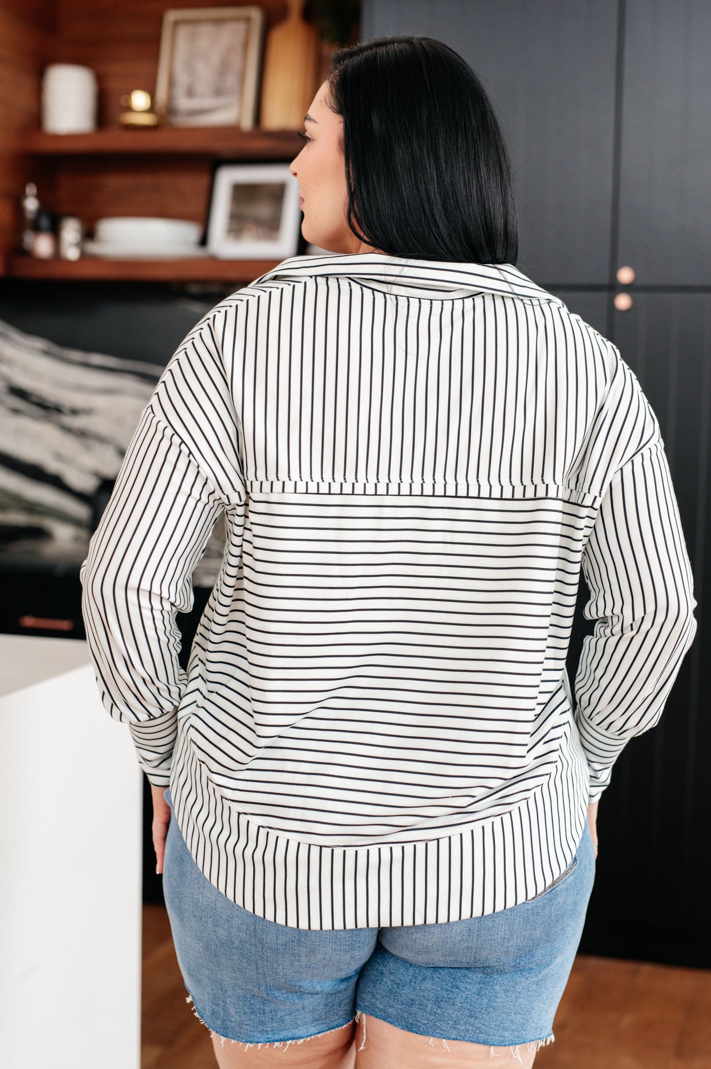 Striped Serendipity Pullover Top