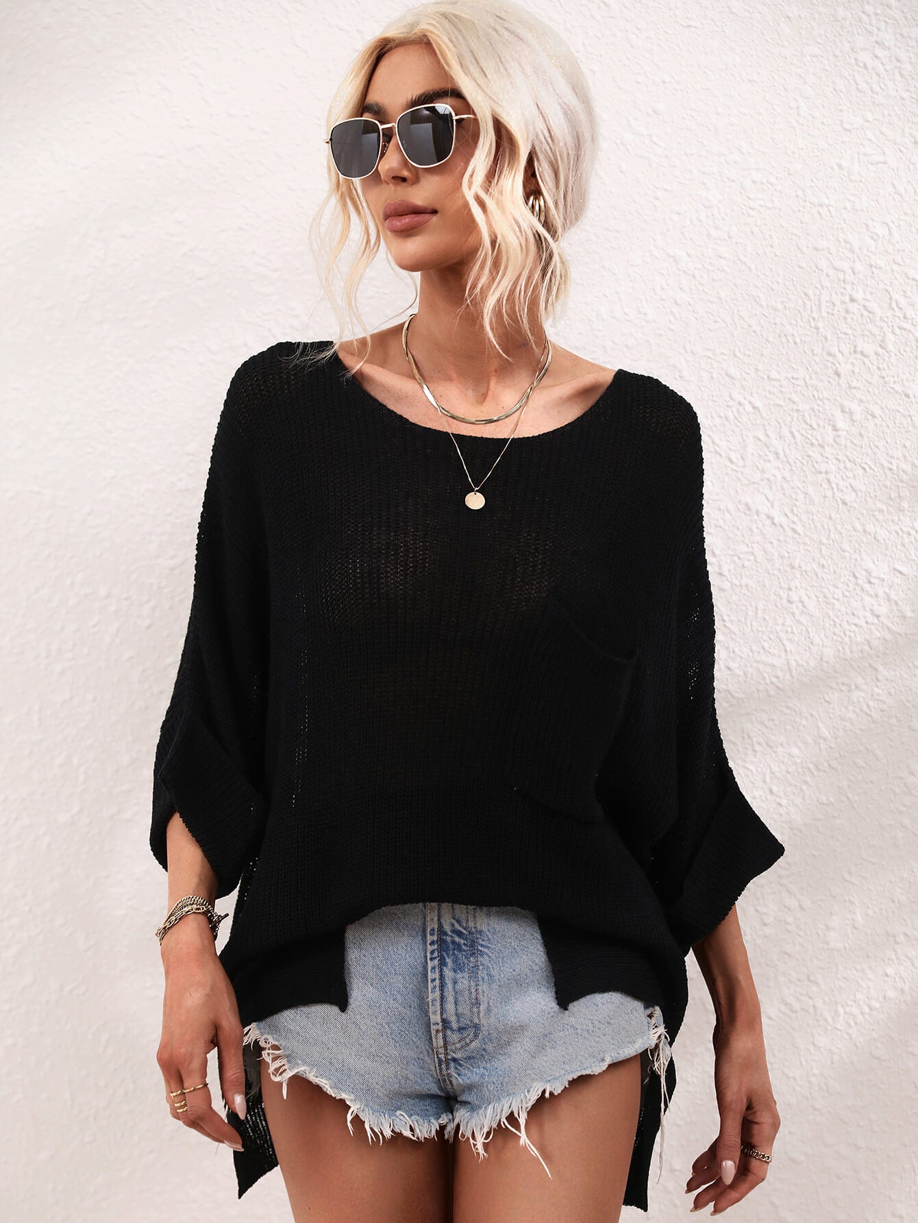 Take My Breath Away Knit Tunic Top