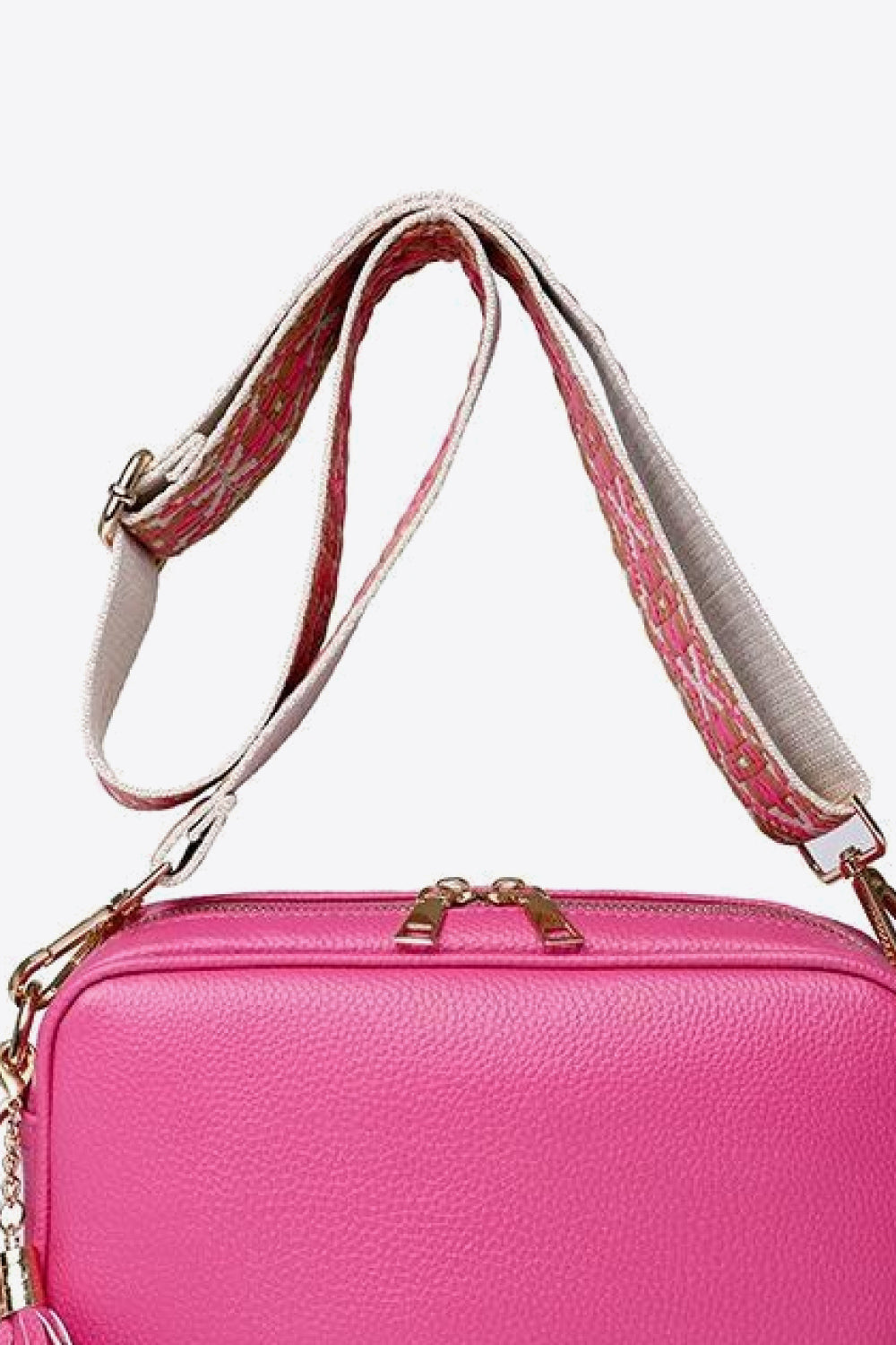 Tassel Crossbody Bag with Bonus Guitar Strap- Multiple Colors