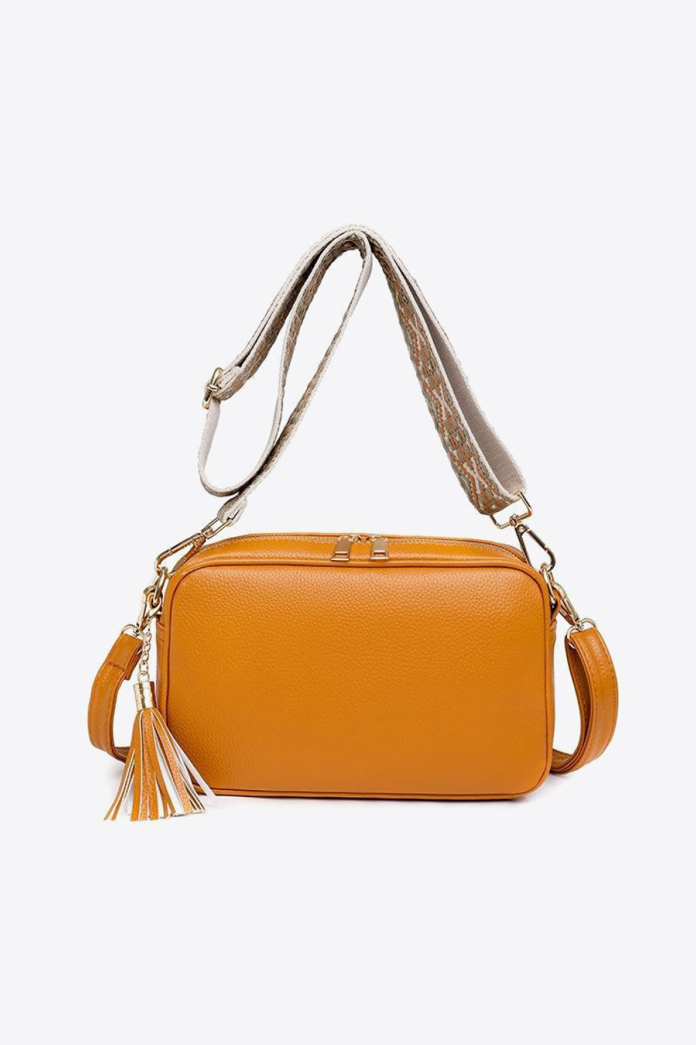 Tassel Crossbody Bag with Bonus Guitar Strap- Multiple Colors