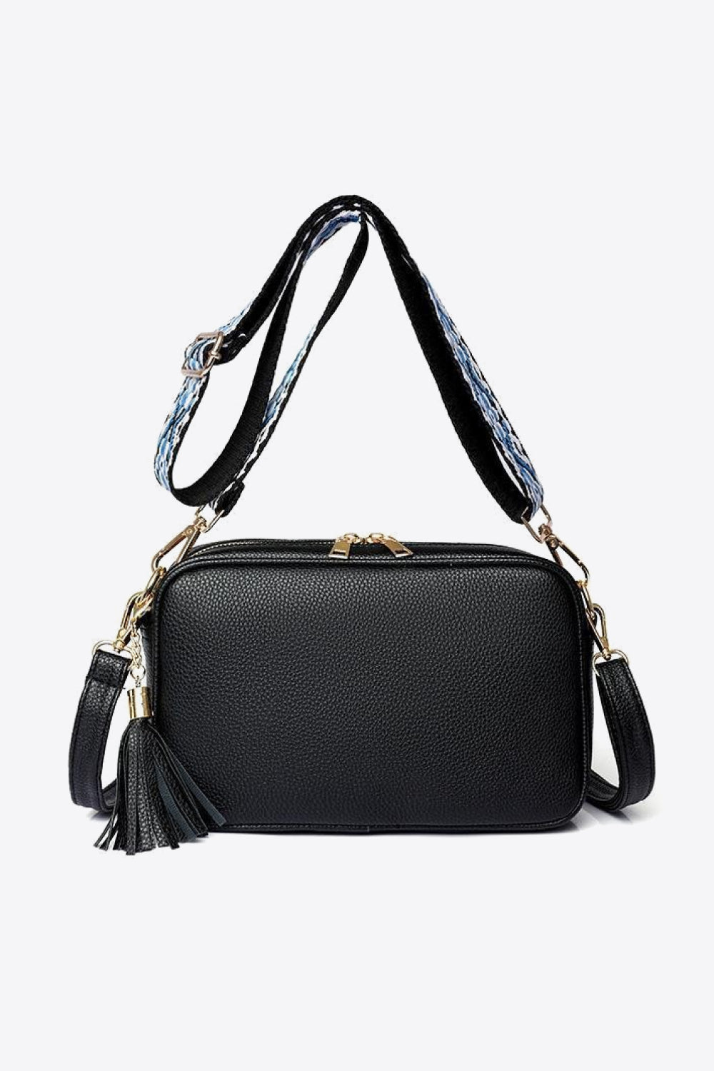 Tassel Crossbody Bag with Bonus Guitar Strap- Multiple Colors