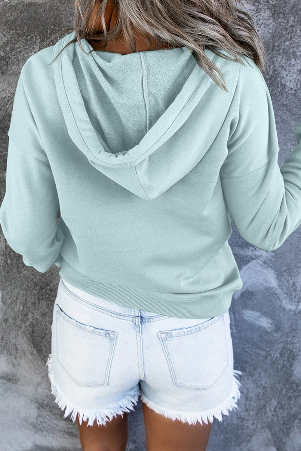 Simply Put Long Sleeve Hoodie with Pocket