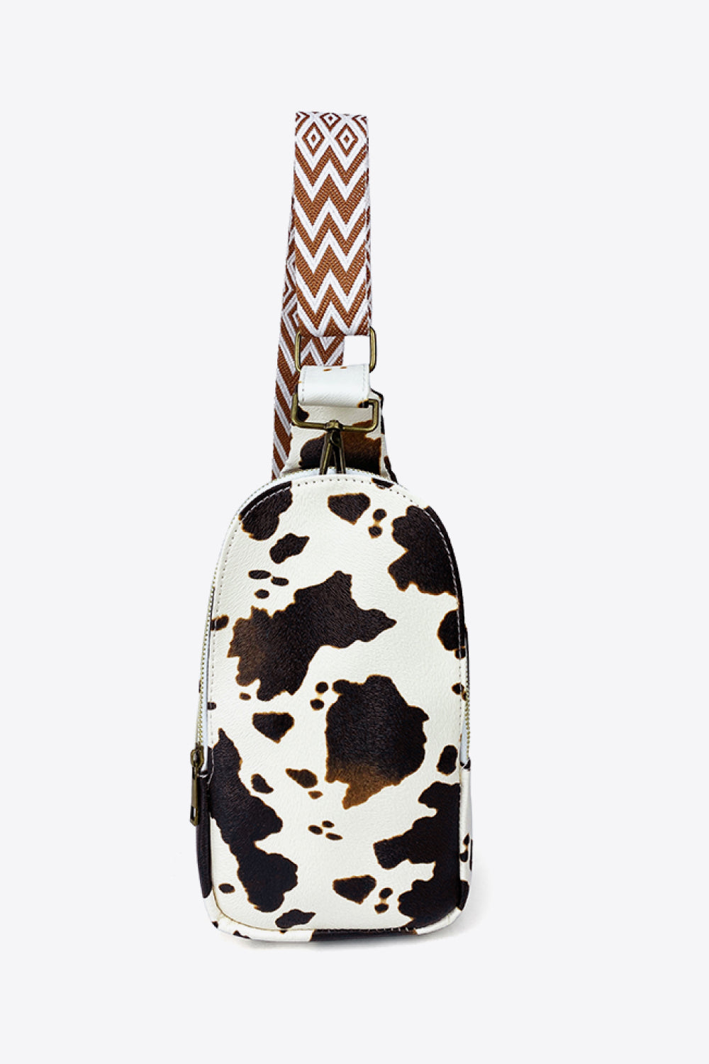 Patterned Leather Sling Bag