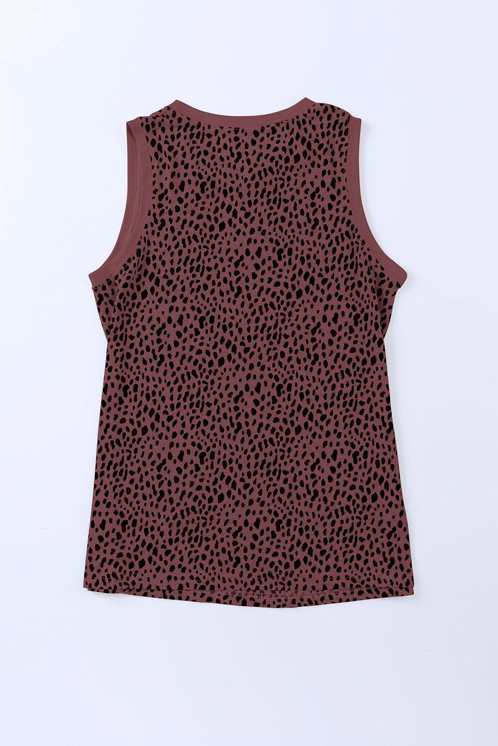 Printed Round Neck Tank Top