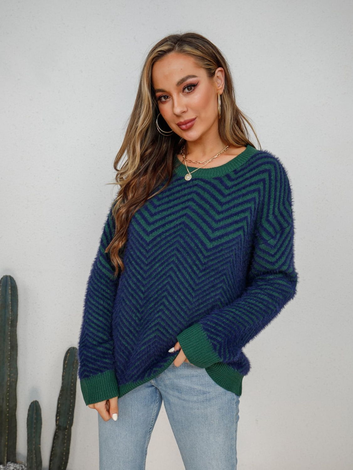 Chevron So Soft Sweater