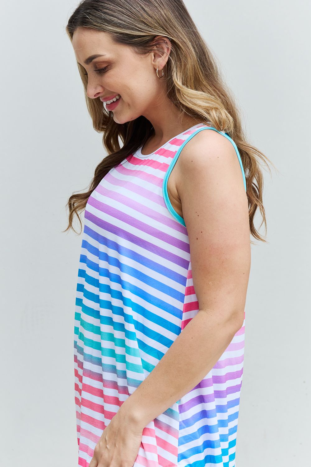 Love Yourself Multicolored Sleeveless Top