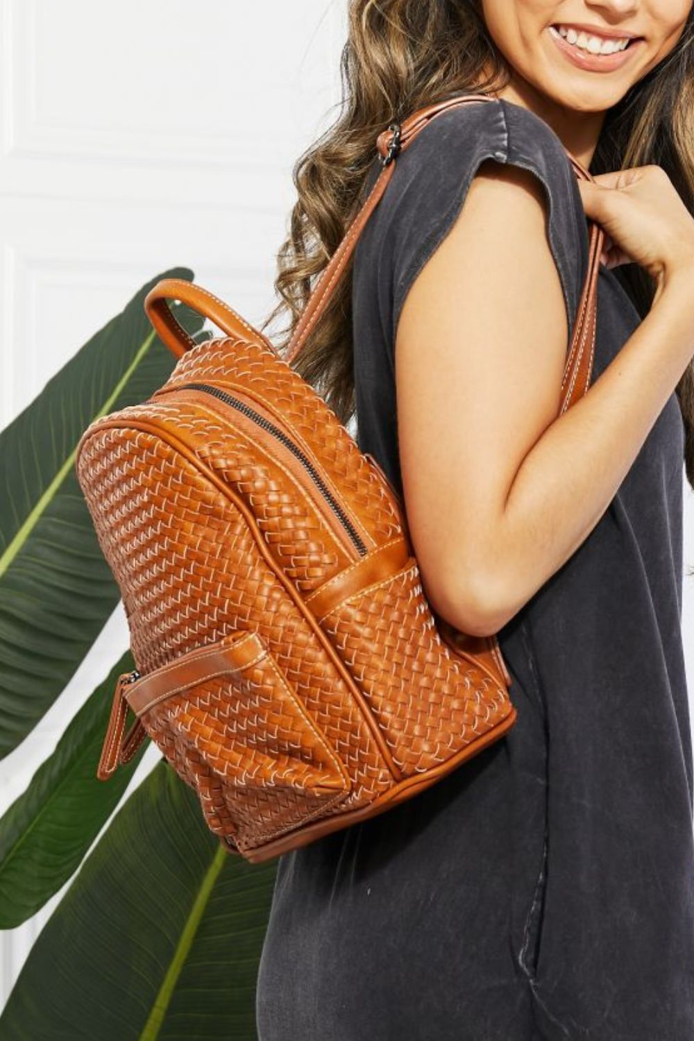 Certainly Chic Woven Backpack