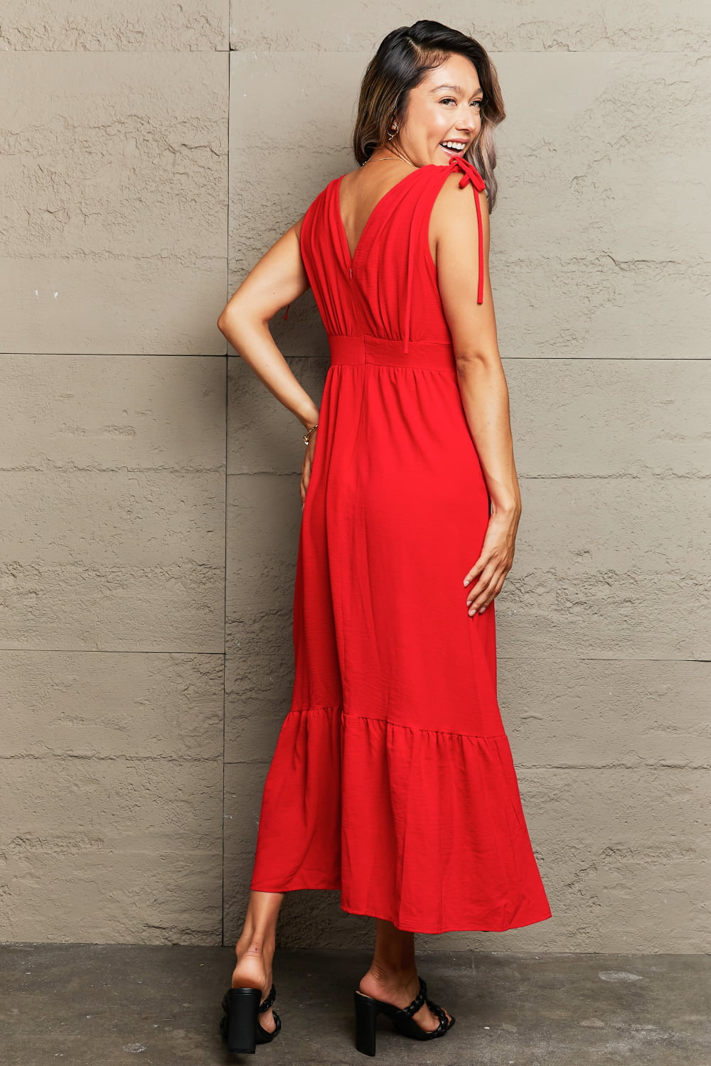 Ruby V-Neck Sleeveless Dress