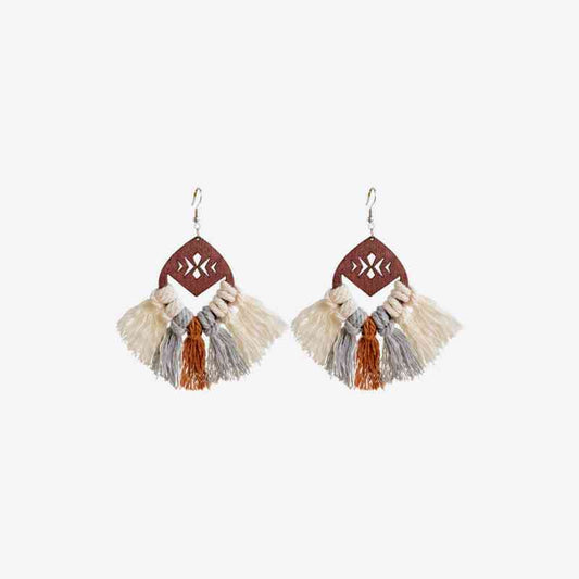 Tassel Detail Drop Earrings