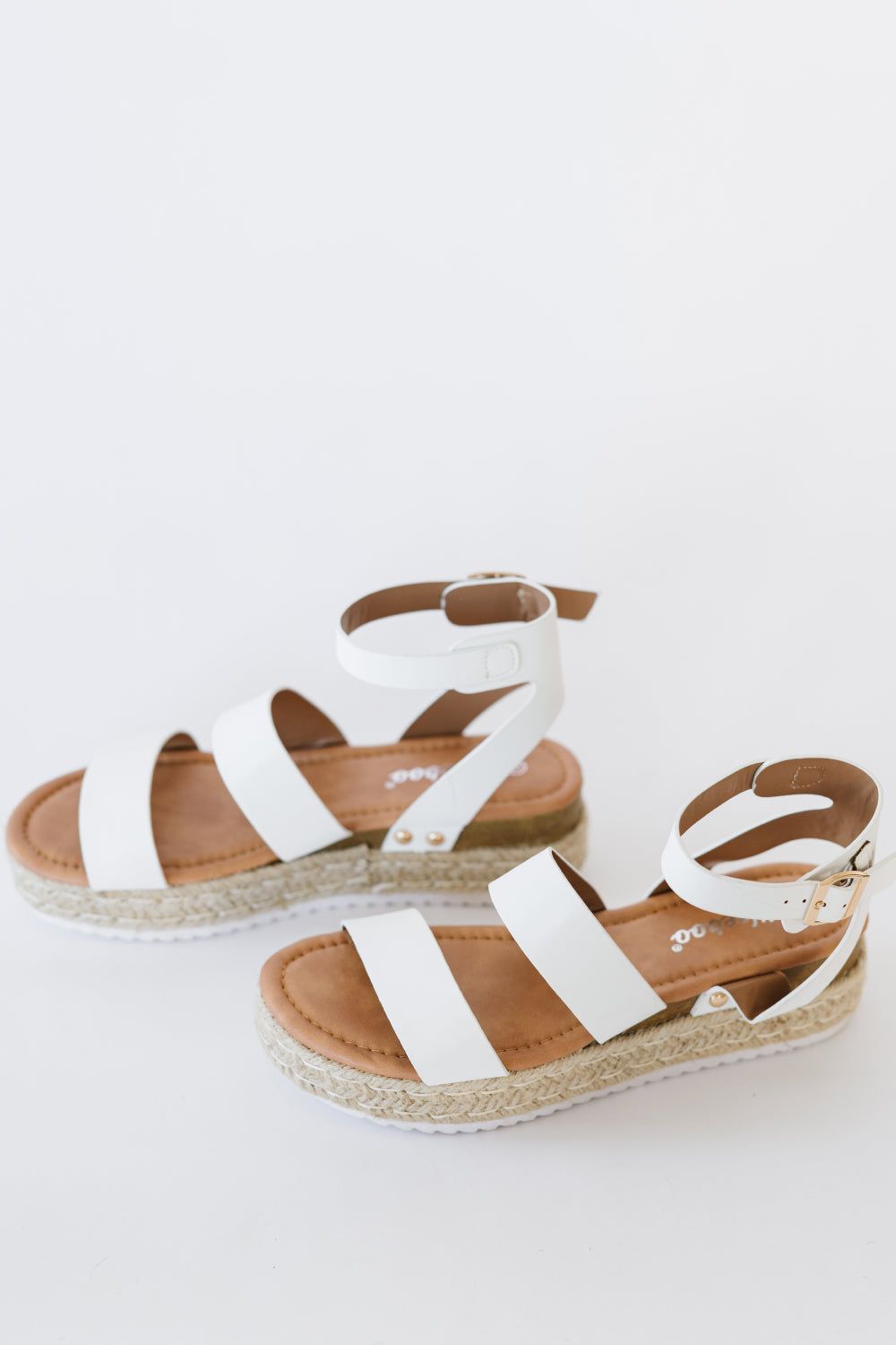 On The Doorstep White Espadrille Platform Sandal